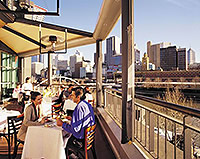 Cafe overlooking the Yarra, Victoria